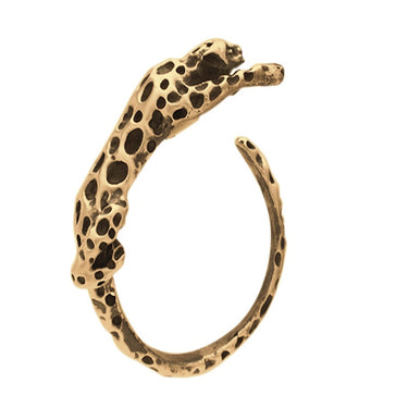 Anillo Salto de Jaguar (Xaguar) dorado